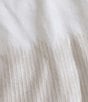 Color:White/Neutral Pink - Image 3 - Ikat Pinstripe Cotton Percale Comforter Mini Set