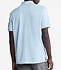 Color:Cerulean - Image 2 - Short Sleeve Classic Fit Smooth Polo Shirt