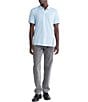 Color:Cerulean - Image 4 - Short Sleeve Classic Fit Smooth Polo Shirt
