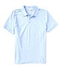 Color:Serenity - Image 1 - Short-Sleeve Classic-Fit Smooth Polo Shirt