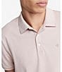 Color:Adobe Rose - Image 4 - Short Sleeve Classic Fit Smooth Polo Shirt