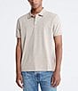 Color:Atmosphere Heather - Image 1 - Short Sleeve Classic Fit Smooth Polo Shirt