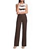 Calvin Klein Knit Jersey Print Crew Neck Sleeveless Top - Image 3