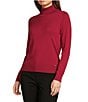 Calvin Klein Knit Mock Neck Long Sleeve Top - Image 1