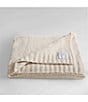 Calvin Klein Knitted Throw Blanket, Color:Natural - Image 2