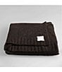 Calvin Klein Knitted Throw Blanket, Color:Chocolate Brown - Image 2