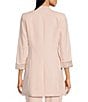 Calvin Klein Lux Open Front Roll Sleeve Jacket, Color:Parfait - Image 2