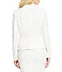 Calvin Klein Luxe Stretch 2 Button Notch Lapel Long Sleeve Blazer & Classic Fit Straight Leg Pants - Image 2