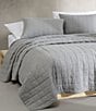 Calvin Klein Melange Cotton Flannel Pillow Sham, Set of 2, Color:Silver Grey - Image 4