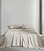 Calvin Klein Melange Flannel Sheet Set, Color:Natural - Image 1