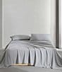 Calvin Klein Melange Flannel Sheet Set, Color:Silver Grey - Image 1