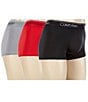 Color:Black/Convoy/Red Gala - Image 1 - Micro Stretch Low Rise Solid Trunks 3-Pack