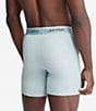 Color:Arona/Ches/Black - Image 3 - Micro Stretch Solid Boxer Briefs 3-Pack