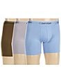 Calvin Klein Micro Stretch Solid Boxer Briefs 3-Pack | Dillard's