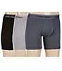 Color:Assorted - Image 1 - Micro Stretch Solid Boxer Briefs 3-Pack