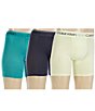 Color:Cobalt - Image 1 - Micro Stretch Solid Boxer Briefs 3-Pack