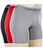 Color:Black/Convoy/Red Gala - Image 1 - Micro Stretch Solid Boxer Briefs 3-Pack