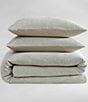 Calvin Klein Microwaffle Melange Mini Comforter Set, Color:Pale Green - Image 4