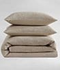 Calvin Klein Microwaffle Melange Mini Comforter Set, Color:Flax Beige - Image 4