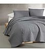 Calvin Klein Mini Channel Stitch Solid Quilt Mini Set, Color:Graphite - Image 8