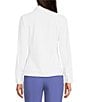 Calvin Klein Mixed Media Point Collar Long Sleeve Button-Front Shirt - Image 2