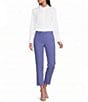 Calvin Klein Mixed Media Point Collar Long Sleeve Button-Front Shirt - Image 3