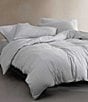 Color:Grey/Blue - Image 3 - Modern Cotton Melange Tencel Jersey Comforter Mini Set