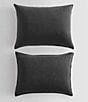 Color:Dark Grey - Image 6 - Modern Cotton Melange Tencel Jersey Comforter Mini Set