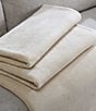 Calvin Klein Modern Lush Reversible Bed Blanket, Color:Light Beige/Blush - Image 4