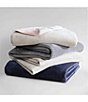 Calvin Klein Modern Lush Reversible Solid Throw Blanket, Color:Light Beige/Blush - Image 6