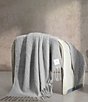 Calvin Klein Mohair Solid Throw Blanket, 70#double; x 50#double;, Color:Grey - Image 1