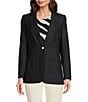Calvin Klein Notch Lapel Collar Long Sleeve Patch Pocket Button Closure Jacket, Color:Indigo - Image 4