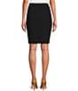 Calvin Klein Notch Lapel Long Sleeve One Button Jacket & High Rise Luxe Stretch Pencil Skirt - Image 5
