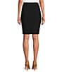 Calvin Klein Notch Lapel Long Sleeve One Button Jacket & High Rise Luxe Stretch Pencil Skirt - Image 3