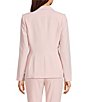 Calvin Klein Notch Lapel Long Sleeve One Button Jacket - Image 3
