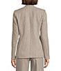 Calvin Klein Novelty Collarless One Button Jacket, Color:Oyster Multi - Image 3