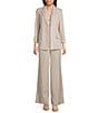 Calvin Klein Open Front Notch Collar Rolled Sleeve Jacket, Color:Toasted Sumac - Image 3