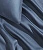 Color:Dark Blue - Image 5 - Organic Earth Collection Solid Cotton Sateen Duvet Cover Mini Set