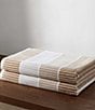 Color:Almond/Fawn/Linen - Image 1 - Outdoor Collection Blocked Striped Cotton 2-Piece Beach Towel Set