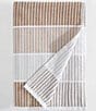 Color:Almond/Fawn/Linen - Image 2 - Outdoor Collection Blocked Striped Cotton 2-Piece Beach Towel Set