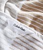 Color:Almond/Fawn/Linen - Image 5 - Outdoor Collection Blocked Striped Cotton 2-Piece Beach Towel Set
