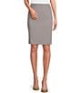 Calvin Klein High Rise Luxe Stretch Coordinating Pencil Skirt | Dillard's