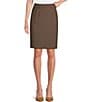 Color:Heather Taupe - Image 1 - High Rise Luxe Stretch Coordinating Pencil Skirt