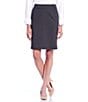 Calvin Klein High Rise Luxe Stretch Pencil Skirt | Dillard's
