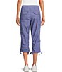 Color:Dusk - Image 2 - Performance Convertible Capri to Cargo Pull-On Pants