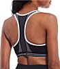 Color:Black/White - Image 2 - Performance Knitted Reversible Medium Impact Sports Bra