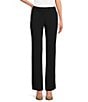 Calvin Klein Petite Size Classic Trouser Leg Slightly Flared Hem Pants ...