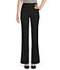 Calvin Klein Pin Stripe Novelty Modern Fit Flat Front Pants, Color:Black Cream - Image 1