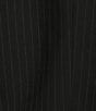 Calvin Klein Pin Stripe Novelty V-Neck Button Front Vest, Color:Black Cream - Image 4