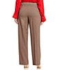 Color:Heather Taupe - Image 2 - Plus Size Classic Fit Straight Leg Pants